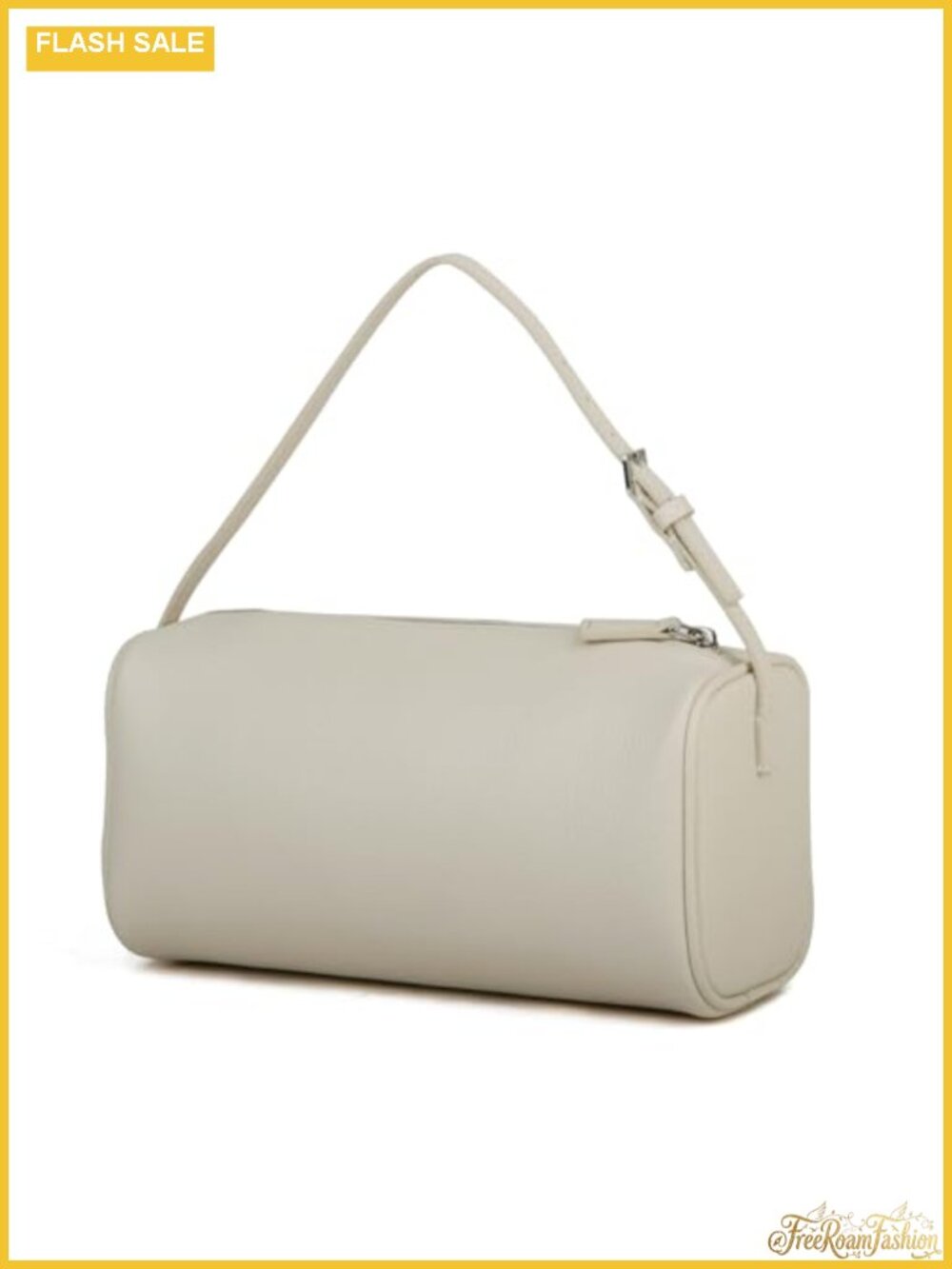 Full-Grained Leather Crossbody Hobo Bag with Adjustable Strap, Zipper Pocket,